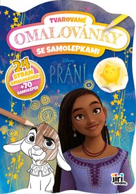 JIRI MODELS Omalovnky tvarovan + samolepky Disney Pn