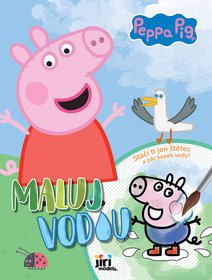 JIRI MODELS Maluj vodou A4 prastko Peppa Pig omalovnky