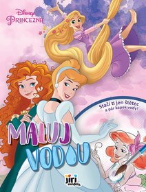 JIRI MODELS Maluj vodou A4 Disney Princezny omalovnky