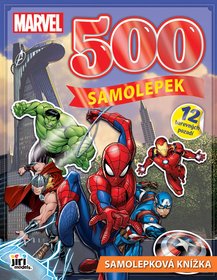 JIRI MODELS Velk samolepkov knka 500 samolepek Marvel