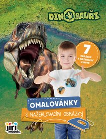 JIRI MODELS Omalovnky s naehlovacmi obrzky Dinosaui