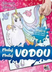 JIRI MODELS Maluj vodou jednoroci omalovnky