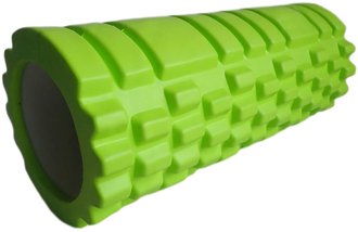 ACRA Vlec masn 33x14cm fitness roller zelen plast