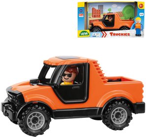 LENA Truckies baby auto pick-up set s aktivnm pankem 01628