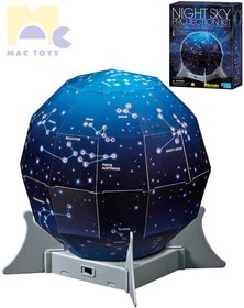 MAC TOYS Mapa non oblohy 3D projektor na baterie Svtlo plast
