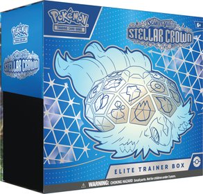 ADC Pokmon TCG SV07 Stellar Crown Elite Trainer Box 9x booster s doplky