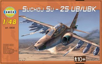 SMR Model letadlo Suchoj SU-25 UB/UBK plastov stavebnice letadla 1:48