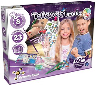 Science 4 You Tetovac studio kreativn dtsk set v krabici