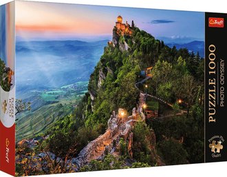 TREFL PUZZLE PREMIUM Photo Odyssey La Cesta San Marino 68x48cm 1000 dlk