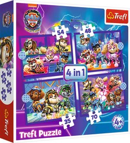 TREFL PUZZLE 4v1 Tlapkov patrola Hrdinov 29x21cm 207 dlk skldaka