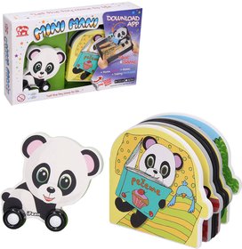 Mini Mani Panda interaktivn set pnov zvtko na kolekch + kniha s aplikac