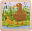 BIGJIGS TOYS DEVO Puzzle Kaenka na desce v rmeku 16 dlk baby