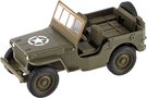 WELLY Auto model vojensk army Jeep 1941 Willys MB zptn chod 10cm kov