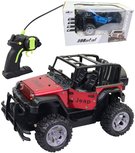 RC Auto ternn Jeep otevrac dvee na vyslaku na baterie Svtlo 2 barvy kov