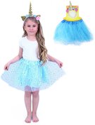 KARNEVAL aty sukn TUTU jednoroec 3-10 let (104-146cm) *KOSTM*