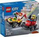 LEGO CITY Zvodn balek: Rozvoz pizzy vs. hasisk auto 60458 STAVEBNICE