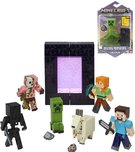 MATTEL Minecraft Build-A-Portal figurka kloubov 8cm rzn druhy s doplky