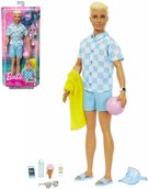 MATTEL BRB Barbie pank Ken na pli hern set s doplky v krabici