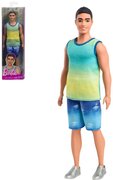 MATTEL BRB Barbie pank Ken letn fashion ombr obleek triko + ortky