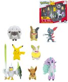 Pokmon akn figurky Battle Ready set 8ks plast v krabici