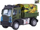 Auto army vojensk 13cm s plachtou zptn chod plast