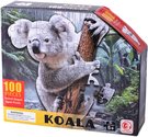 Puzzle Medvdek koala 52x42cm skldaka 100 dlk v krabice