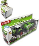 Traktor zelen farmsk set s pvsem v krabici plast 4 druhy