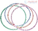 ACRA Obru gymnastick hula hoop 60cm dtsk fitness kruh 4 barvy