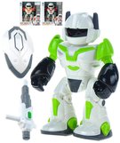 Robot Dominator bojov set se zbran a ttem 24cm na baterie Svtlo Zvuk 3 barvy