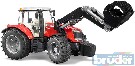 BRUDER 03047 (3047) Traktor MF Massey Ferguson eln naklada PLAST