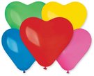 GEMAR Balnek nafukovac srdce pastelov barvy 25cm 5 barev 1ks