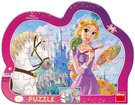 DINO Puzzle obrysov deskov 25 dlk Disney Locika 31x23cm skldaka