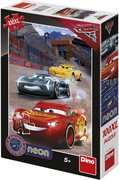 DINO Puzzle XL Cars 3 Vtzn kolo 100 dlk neon skldaka 33x47cm svt ve tm