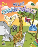 JIRI MODELS Omalovnky velk se samolepkami Zvtka ZOO