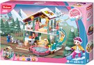 SLUBAN Girls Dream Chata na zimn dovolenou 439 dlk + 4 figurky STAVEBNICE