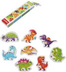 PUZZLIKA Baby puzzle skldaka Dinosaui 8x 2 dlky pro miminko