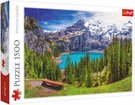 TREFL PUZZLE Jezero Oeschinen Alpy vcarsko 85x58cm skldaka 1500 dlk