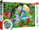 TREFL PUZZLE SPIRAL Tropick zvata 68x48cm 1040 dlk skldaka