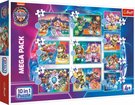 TREFL PUZZLE Tlapkov patrola ve velkofilmu Mega Pack 10v1 skldaka